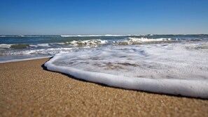 Beach nearby, sun-loungers, beach umbrellas, beach towels