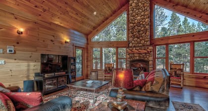 Custom Built Log Cabin Deschutes River, floating