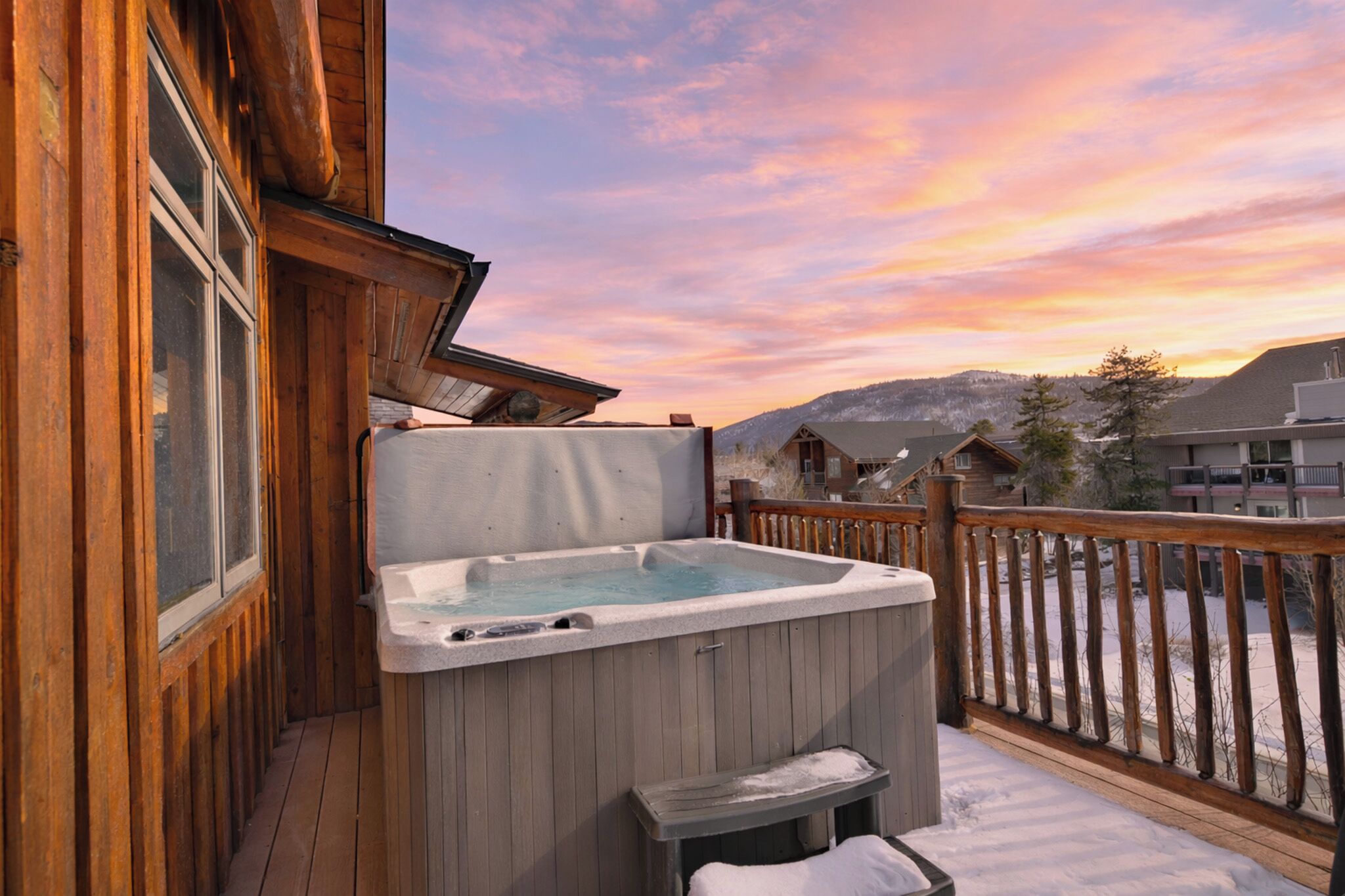 Bain à remous extérieur