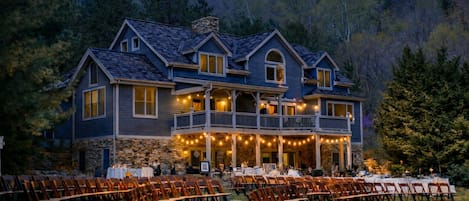 Espace banquet en plein air