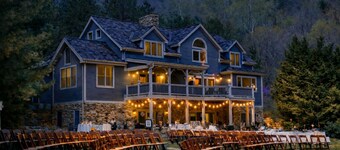 Pine Hollow | Mountain Lodge Near Asheville | Pool, Hot Tub, Fire Pit, Game Room | Event-Friendly