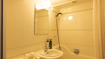 Free toiletries, hair dryer, slippers, electronic bidet