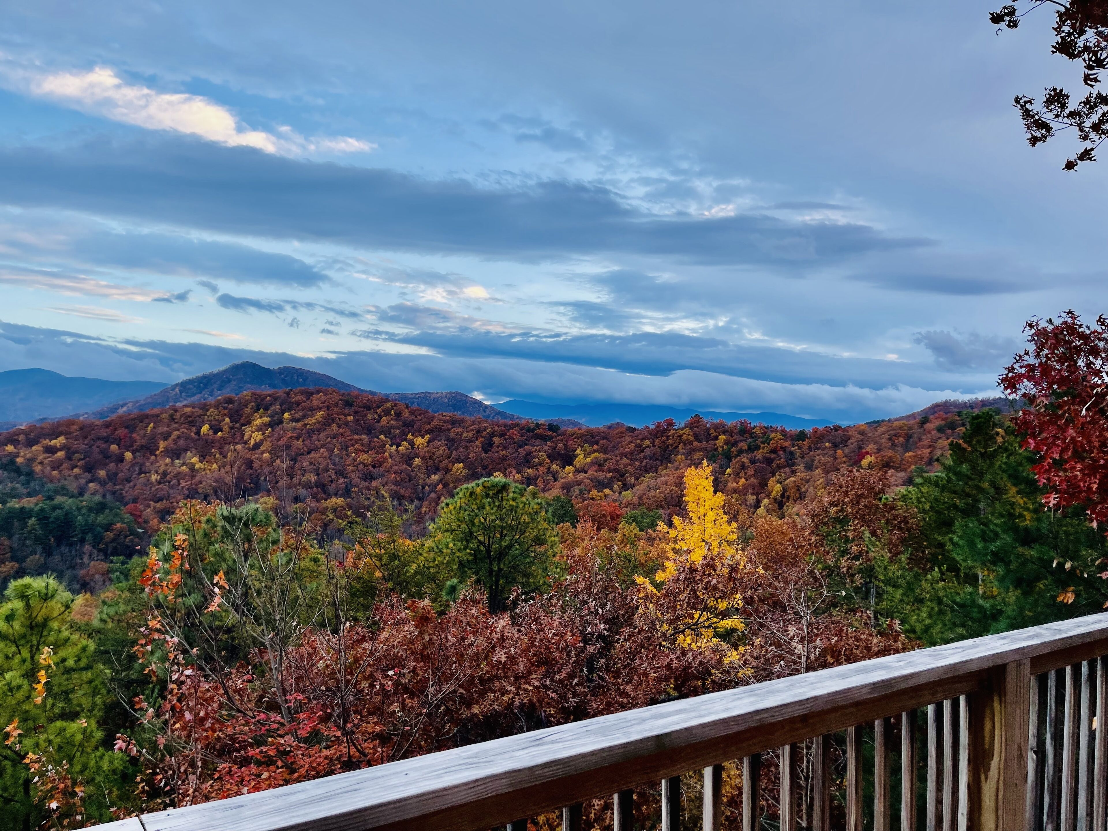 A gorgeous log cabin awaits you at Run To The Hills.