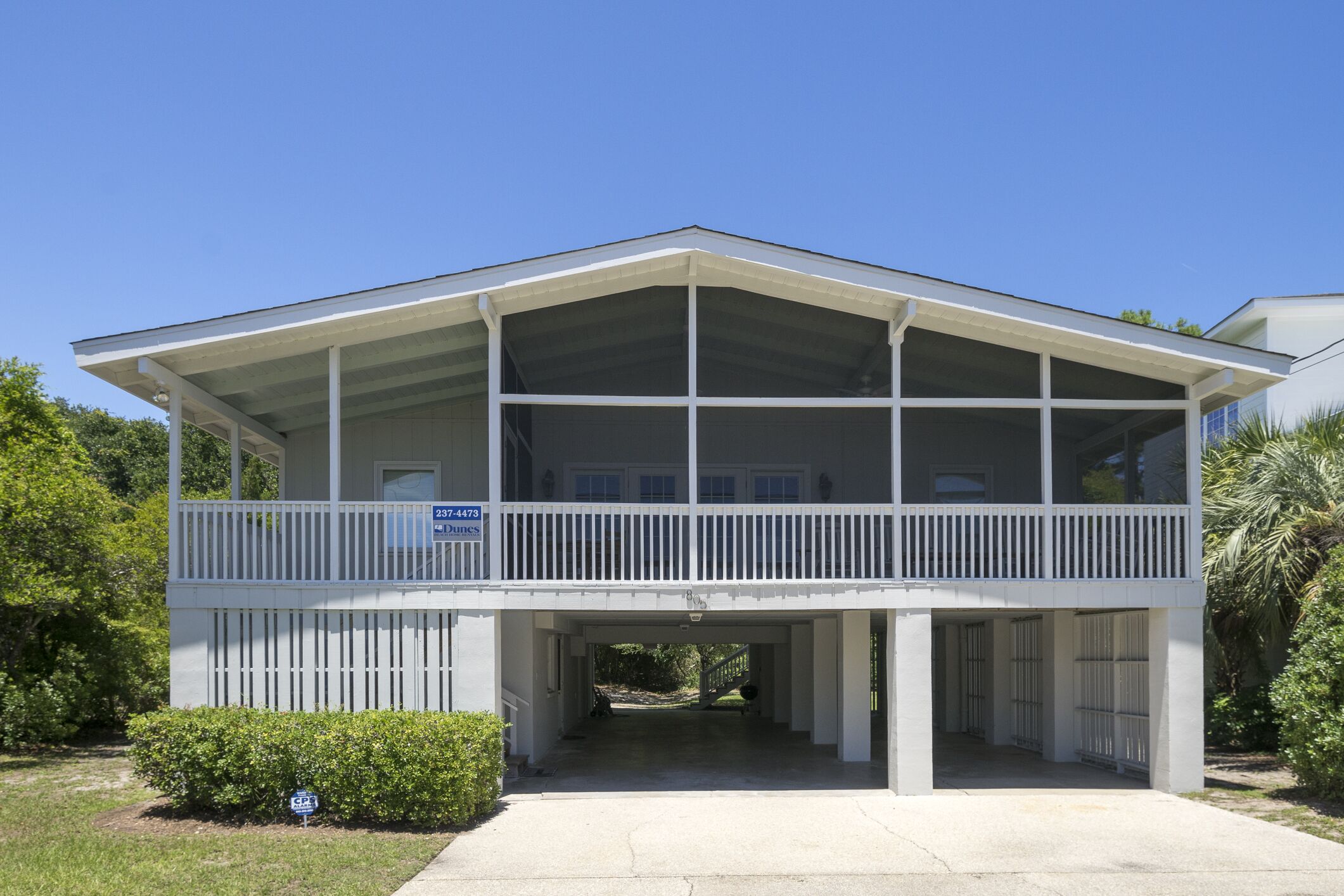 Second row beach house located at North Litchfield Beach in Pawleys Island.