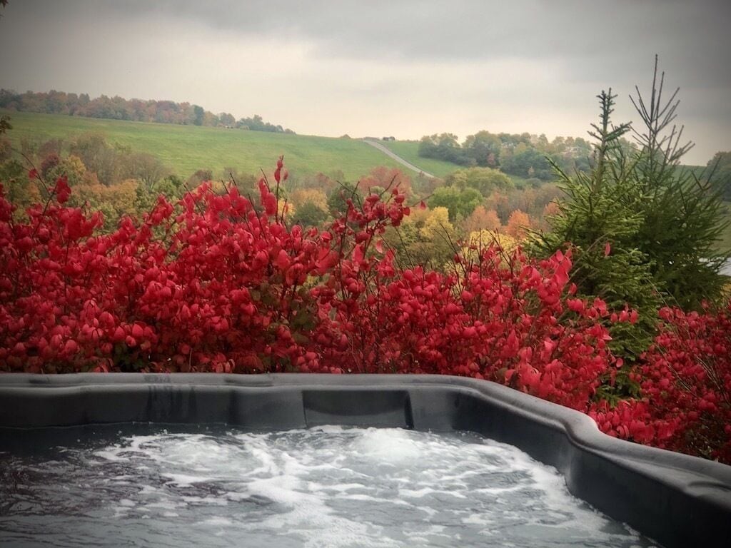 Bain à remous extérieur