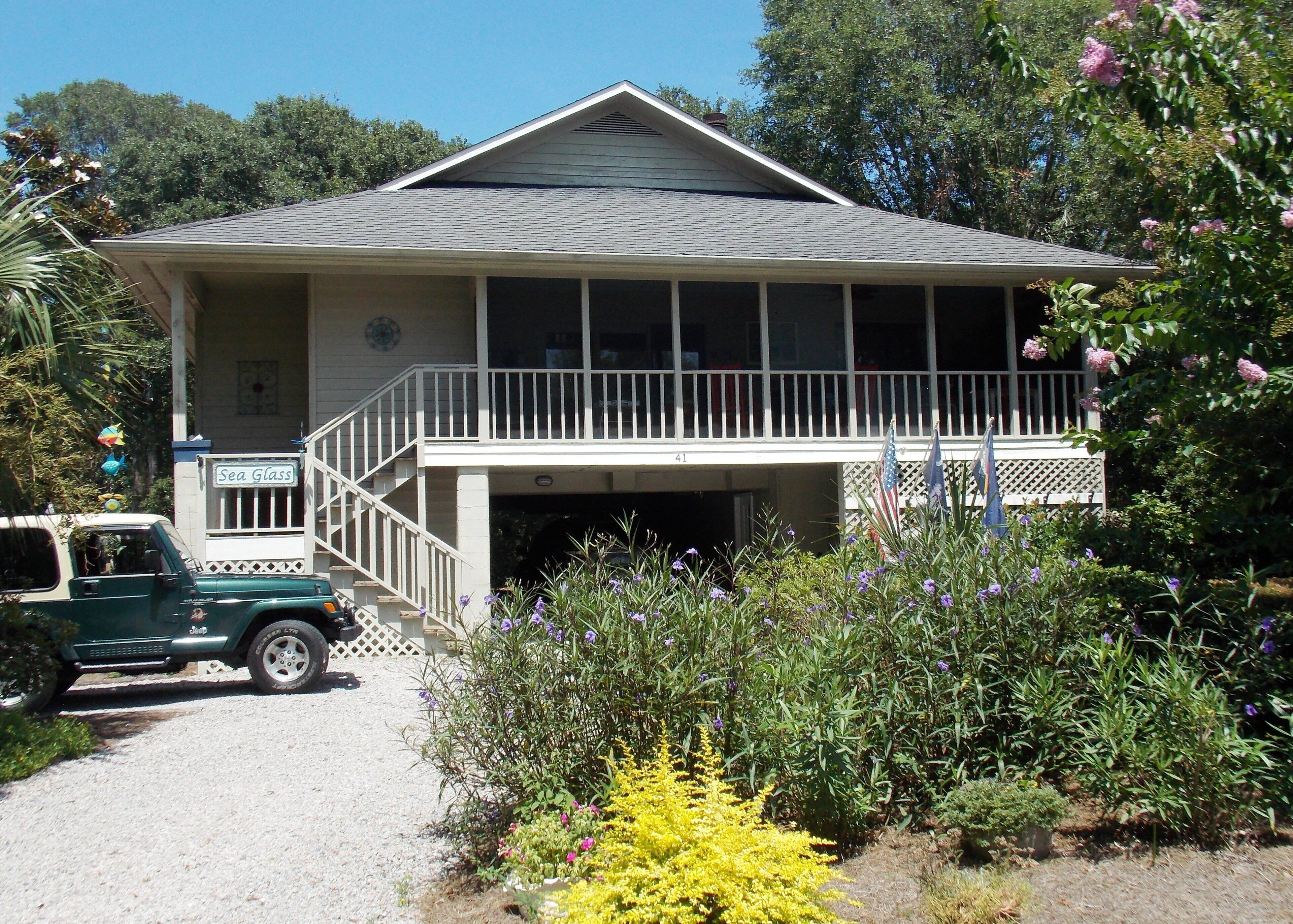 Home near ocean with elevator located at North Litchfield Beach in Pawleys Island.