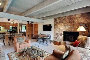 TV, fireplace, DVD player, table tennis