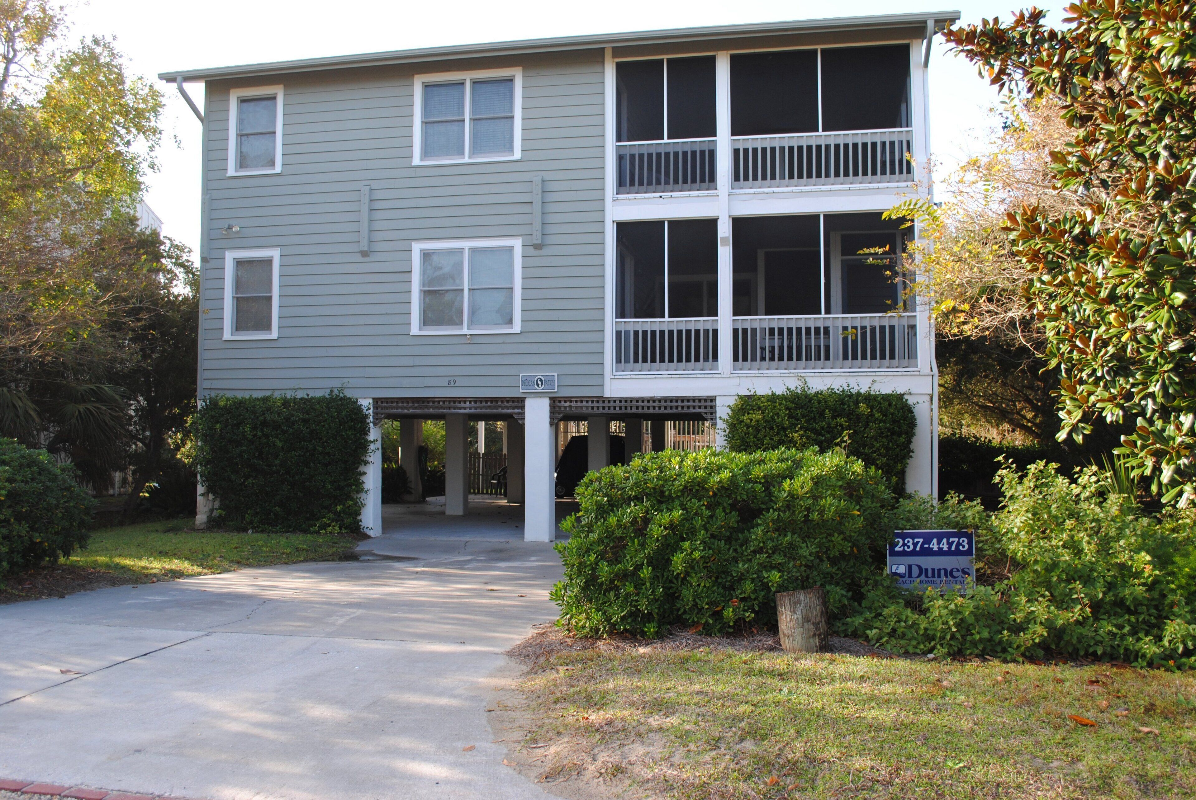 Oceanside beach home located at North Litchfield Beach in Pawleys Island.