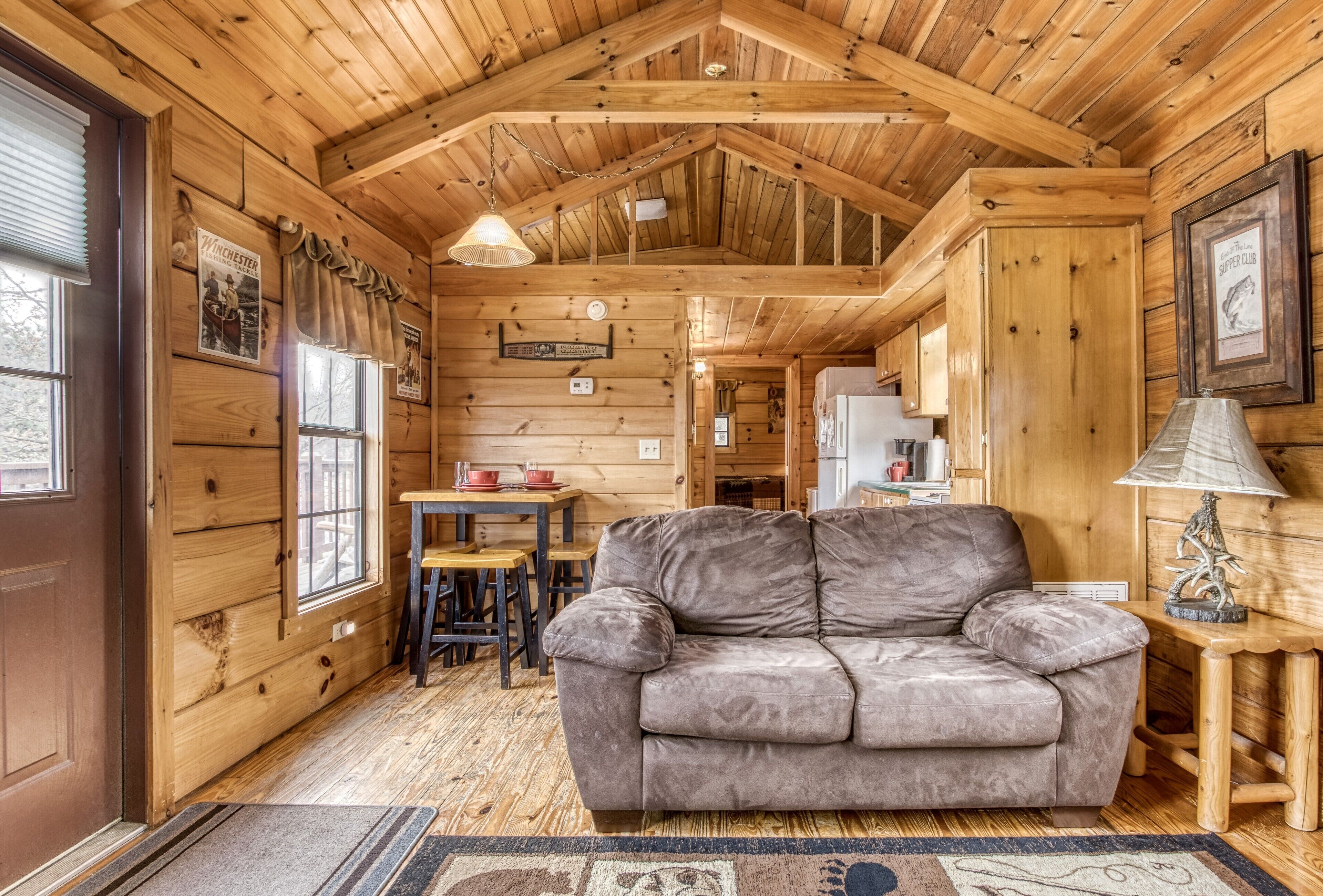 Almost Camping Too, located in our peaceful spacious campground, views.