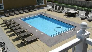 Indoor pool, a heated pool