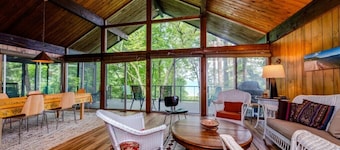 Historic Lakefront Home with 100 Feet of Private Beach!