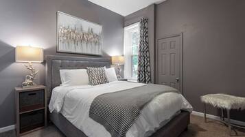 1 bedroom, iron/ironing board, travel crib, free WiFi