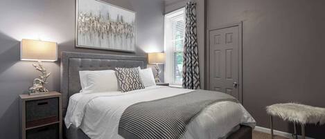 1 dormitorio, tabla de planchar con plancha, cuna de viaje y wifi gratis