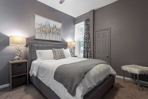 1 bedroom, iron/ironing board, travel crib, free WiFi