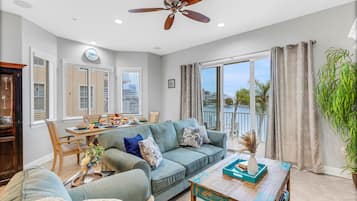 TV, DVD player, stereo