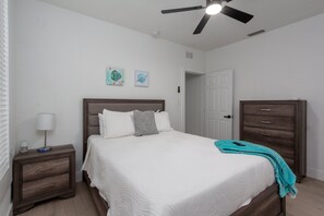 2 slaapkamers, een strijkplank/strijkijzer, wifi