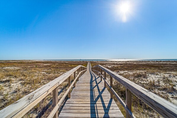 Beach nearby