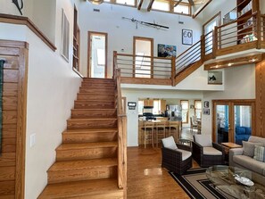 TV, DVD player - Art-Sea:  Architectural beauty, private boat dock (Ocracoke)