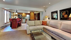 TV, fireplace, DVD player, ping pong