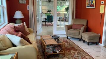 TV connectée, cheminée