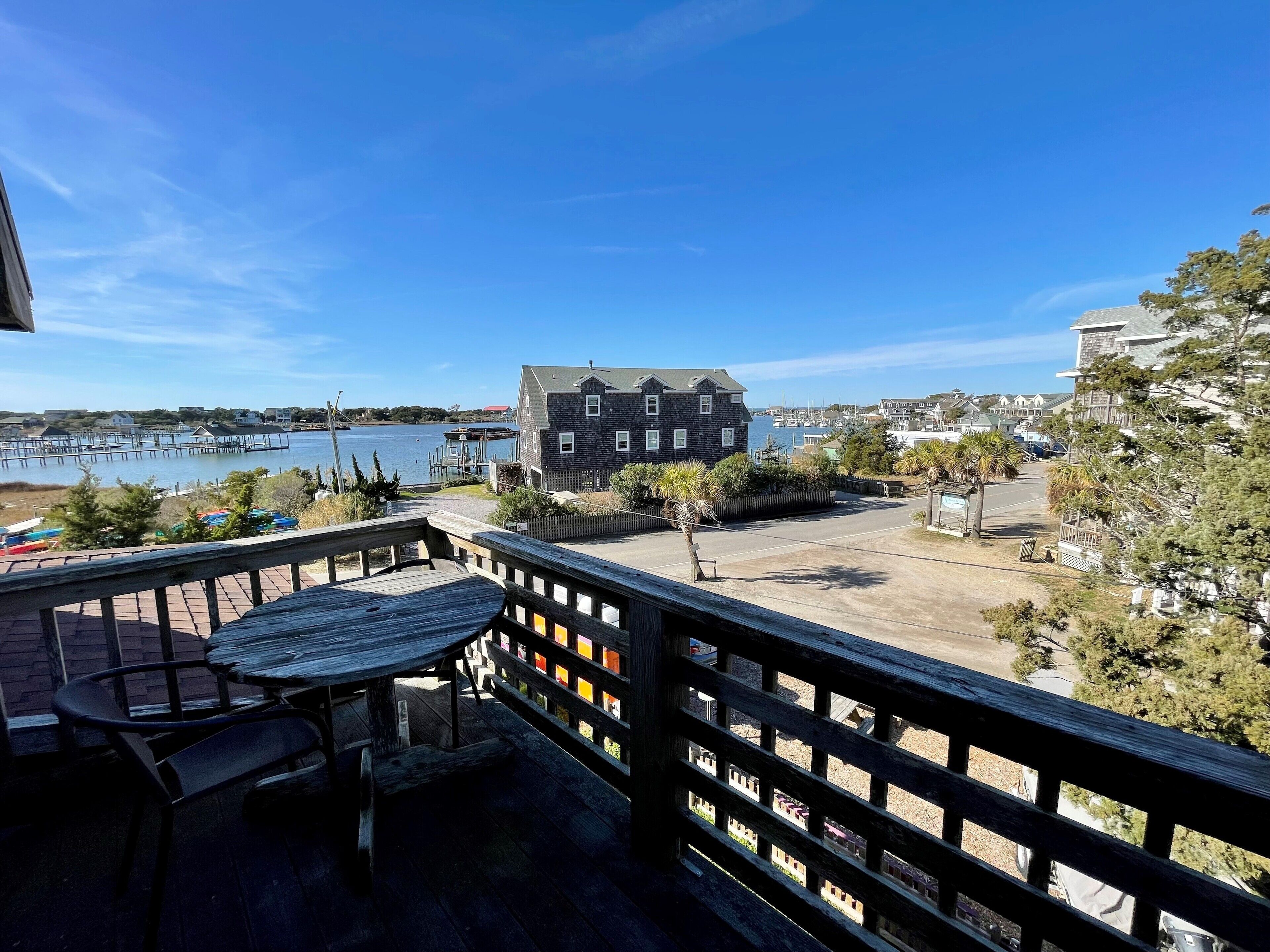 Harbor III Views of the lighthouse and Silver Lake., Ocracoke, NC