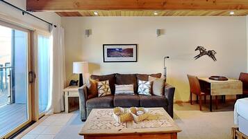 TV, DVD-spiller, bordtennis og bøker