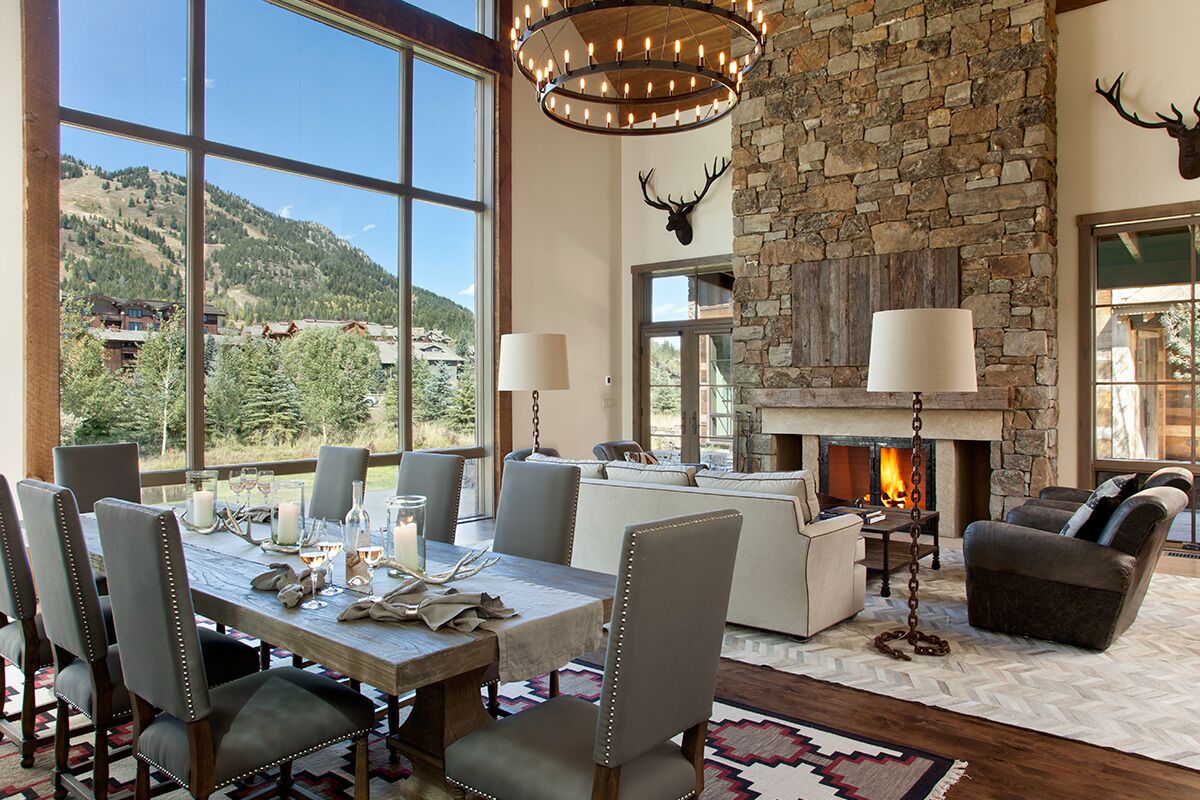 Mountain-modern home at the base of Jackson Hole