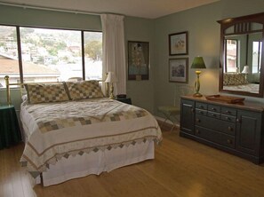 2 bedrooms, iron/ironing board, travel crib, WiFi