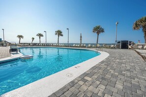 Indoor pool - TRADEWINDS 2 Bedroom **BEACH FRONT!** (Orange Beach)