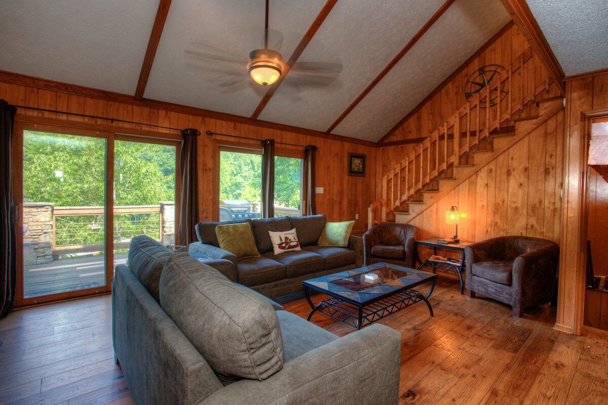 Catawba Lake House: Mountain Home on Lake Lure w/ Hot Tub and Private Dock!