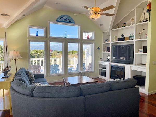 Televisión, chimenea, Netflix y futbolito 