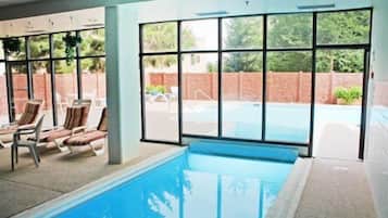 Indoor pool, a heated pool