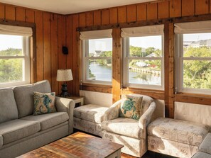 Interior - Ocra-cork: Dock, easy access to Pamlico Sound, rooftop deck, dogs allowed. (Ocracoke)