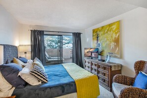 1 bedroom, iron/ironing board, travel crib, WiFi