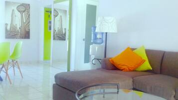 Smart TV, video games, DVD player, foosball