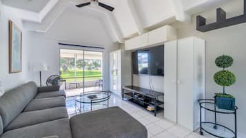 Smart TV, video games, DVD player, table football