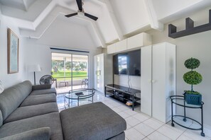 Smart TV, video games, DVD player, table football