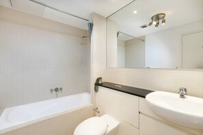 Bathroom - North Sydney - AX301 Napier St - Spacious 2BR in North Sydney with Parking, Gym Pool Access (North Sydney)