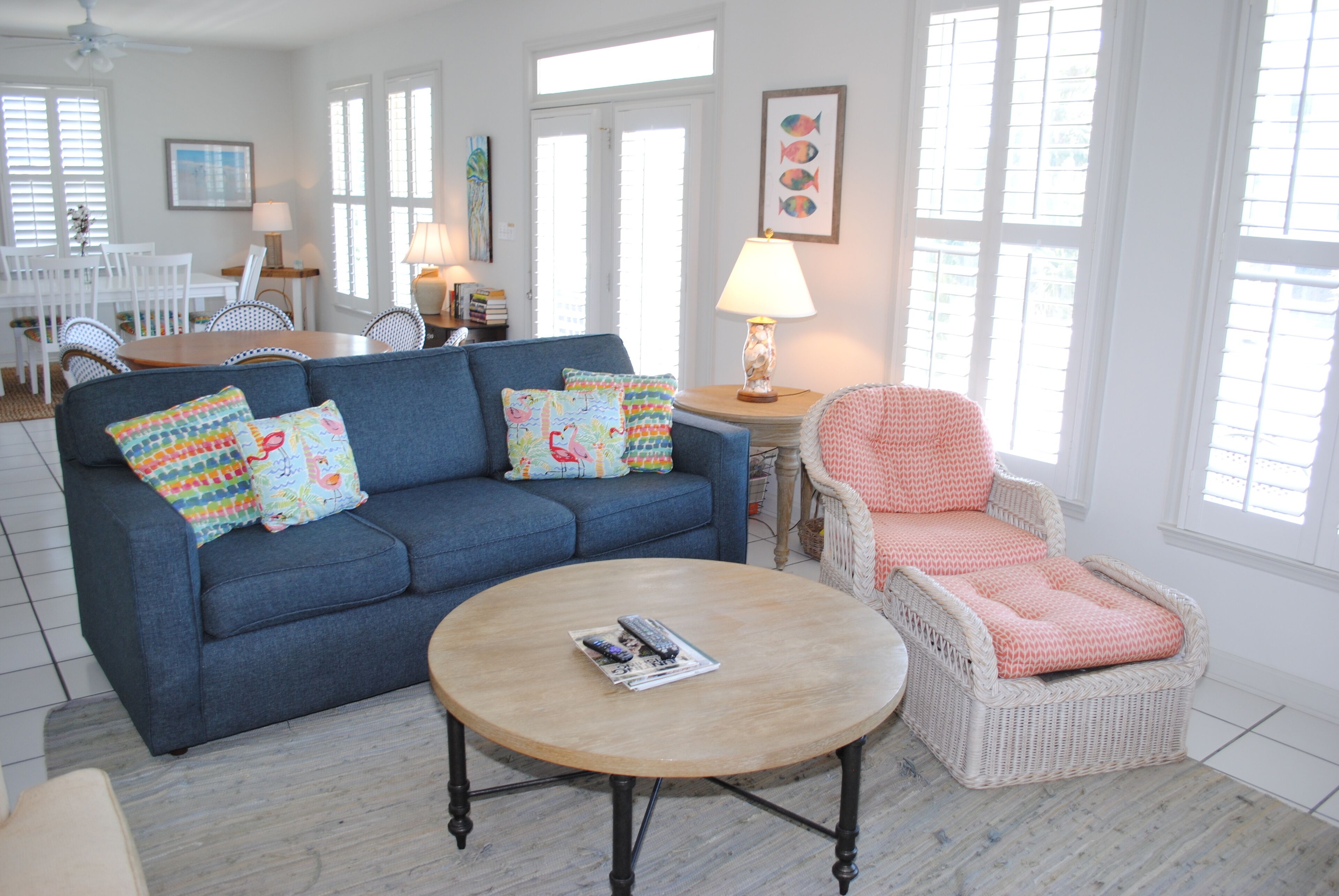 Second row beach home with 2 porches and deck located at South Litchfield in Pawleys Island.