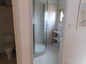 Shower, hair dryer