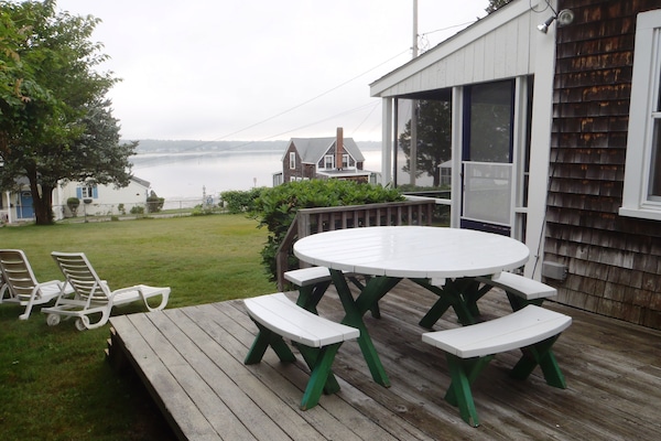 Fantastic Views of Duxbury and Kingston Harbors from the Side Deck