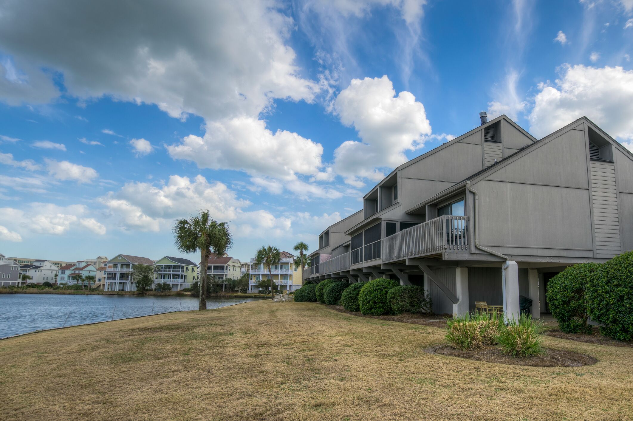 Villa overlooking lake with community pool access located in Litchfield By the Sea.