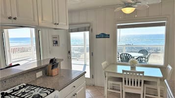 Fridge, microwave, dishwasher