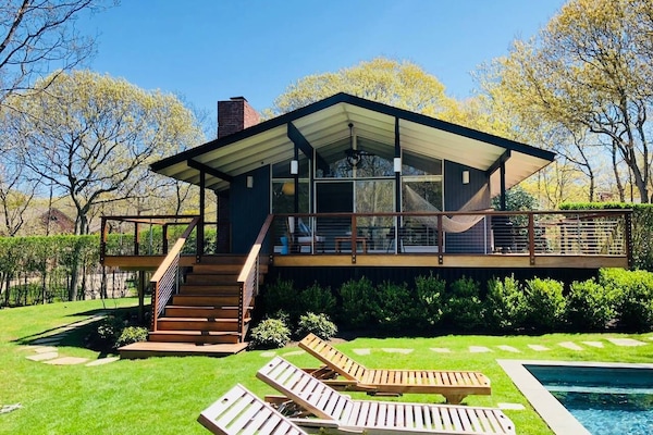 Piscine extérieure, piscine chauffée