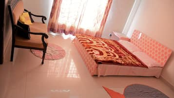 2 bedrooms, in-room safe, iron/ironing board, WiFi