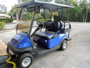 Property grounds - Refined. Safe. Clean. Waterfront. Golf cart , courtesy to our guests (Key Largo)