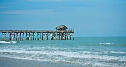 Ylellinen Cocoa Beach Ocean View 3 Bdrm 2. 5 kylpy laiturin vieressä