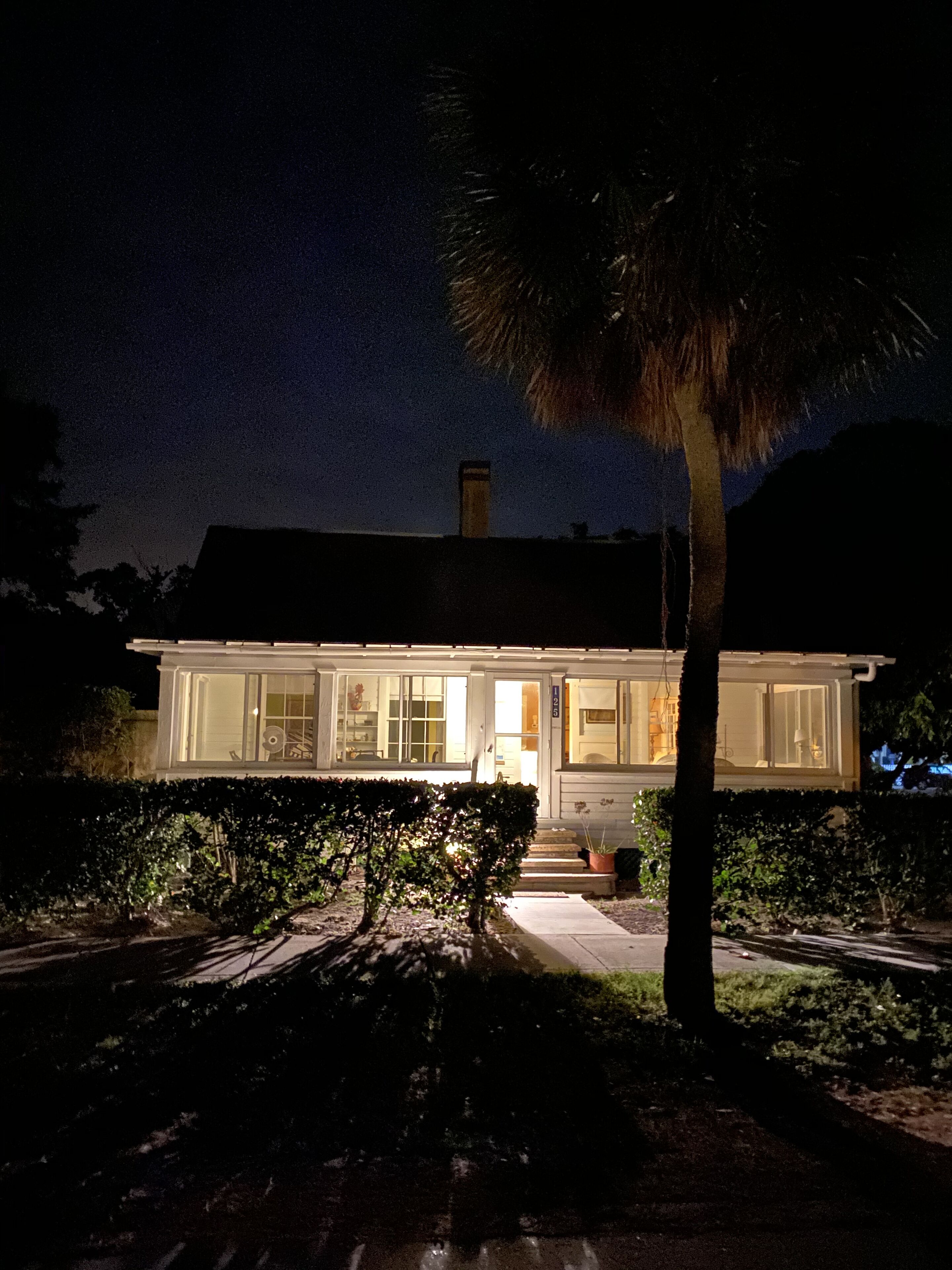 Another angle of Little House at night