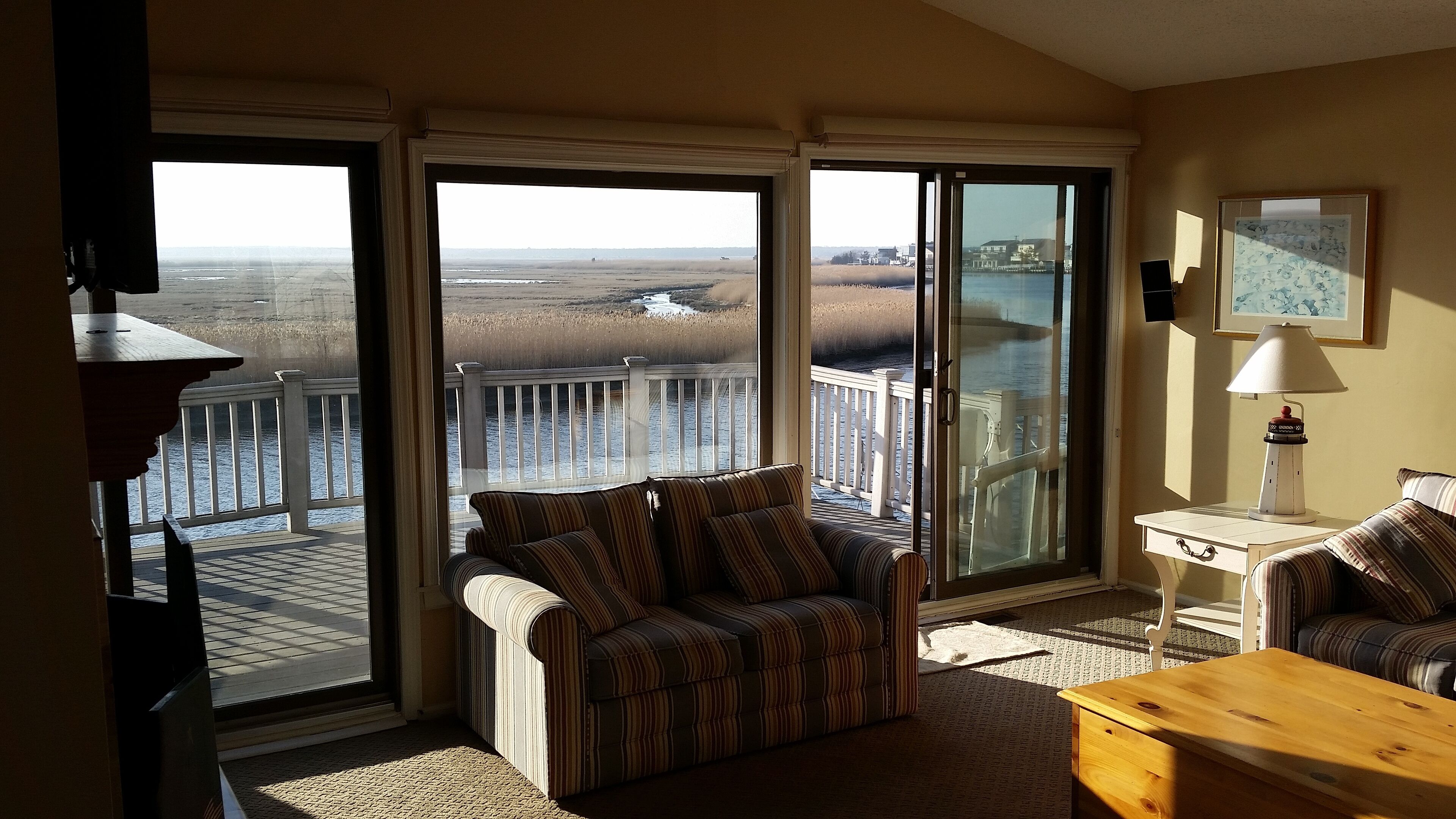 Waterfront House w/Dock & Sunsets - Facing LBI, Bay  and Wildlife/Bird Refuge