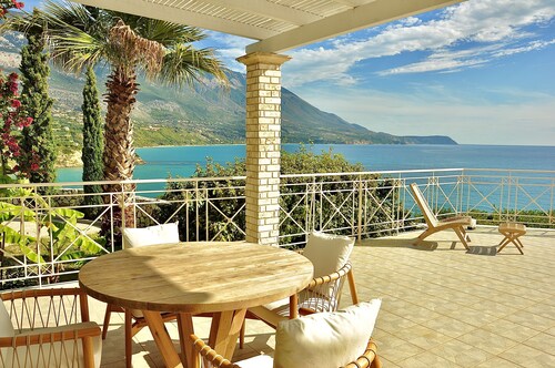 Stone villa front of the sea